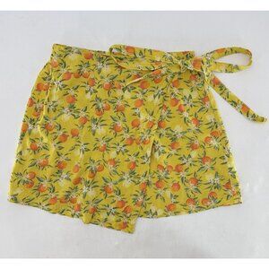 Wild Fable Linen‎ Blend Peach Lightweight Wrap Mini Skirt Size XS Boho Festival